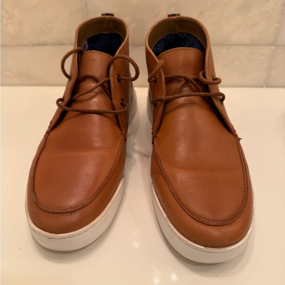 Men's light brown Leather Chukka Boots